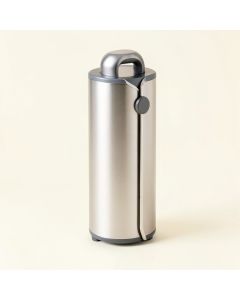 Simplehuman Adjustable Shower Caddy , Stainless Steel + Anodized Aluminum (synthetic illustration; no displayed measurements)