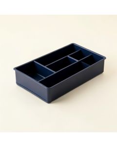 Summit Bluff Empty Pantry Drawer Organizer Insert - Navy (synthetic illustration; no displayed measurements)