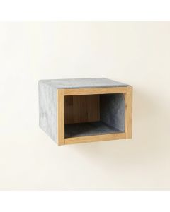 Hill Crest Wall-Mounted Cat Perch - Gray (synthetic illustration; no displayed measurements)