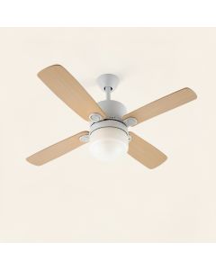29 '' Crossman 3 - Blade Chandelier Ceiling Fan With Remote Control And Light Kit Included (synthetic illustration; no displayed measurements)