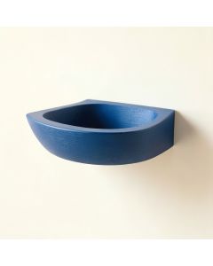 Moss Crest Wall-Mounted Cat Perch - Blue (synthetic illustration; no displayed measurements)