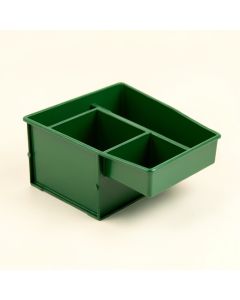 Moss Arc Empty Coffee-Station Organizer - Green (synthetic illustration; no displayed measurements)