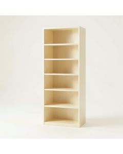 Ridge Edge Narrow Cubby Tower - Cream (synthetic illustration; no displayed measurements)