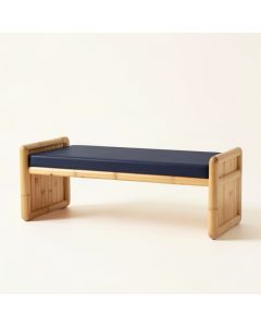 Juniper Arc Indoor Bench (synthetic illustration; no displayed measurements)