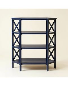 Alder Crest Empty Seed-Starting Shelving Unit Without Lights - Navy (synthetic illustration; no displayed measurements)