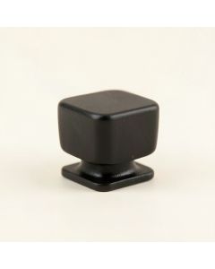 Pine Bend Cabinet Knob Without Packaging - Black (synthetic illustration; no displayed measurements)