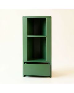 Bay Dell Narrow Cubby Tower - Green (synthetic illustration; no displayed measurements)