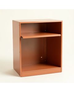Linden Arc Empty Mug-Storage Cabinet Insert - Terracotta (synthetic illustration; no displayed measurements)