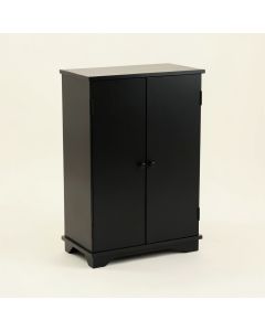 Dart Board Cabinet In Black (synthetic illustration; no displayed measurements)