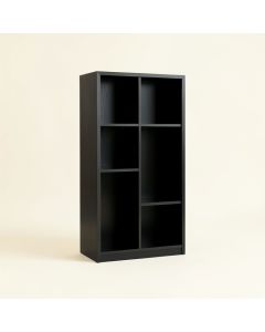 Olive Falls Freestanding Bookcase - Black (synthetic illustration; no displayed measurements)