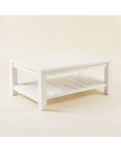 Fern Crest Coffee Table - White (synthetic illustration; no displayed measurements)