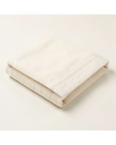 Moss Edge Bath Towel - Ivory (synthetic illustration; no displayed measurements)