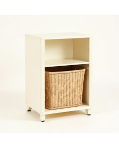 Cliff Brook Freestanding Pull-Out Hamper Cabinet - Ivory (synthetic illustration; no displayed measurements)