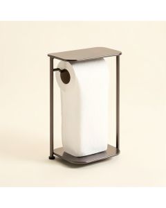 Edenscape Free Standing Toilet Paper Holder With Storage Shelf (synthetic illustration; no displayed measurements)