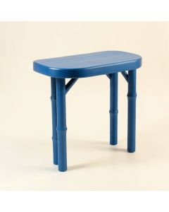 River Dale Compact Balcony Table - Blue (synthetic illustration; no displayed measurements)