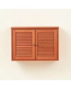 Juniper Bridge Wall-Mounted Entry Cabinet - Terracotta (synthetic illustration; no displayed measurements)