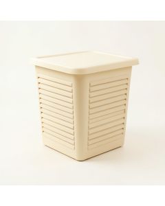 Fern Bend Closed Garden Compost Bin - Cream (synthetic illustration; no displayed measurements)