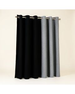 Taren Triple Weave Solid Color Blackout Thermal Grommet Curtain Panels (synthetic illustration; no displayed measurements)