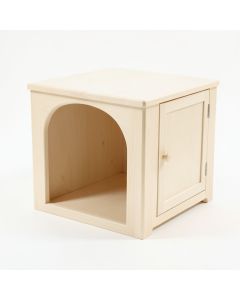 Fern Brook Empty Furniture-Style Litter Enclosure - Ivory (synthetic illustration; no displayed measurements)