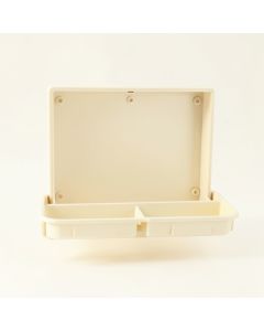 Alder Bridge Empty Wall-Mounted Tool Organizer Panel - Ivory (synthetic illustration; no displayed measurements)