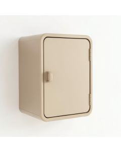 Pine Brook Wall-Mounted Laundry Cabinet - Beige (synthetic illustration; no displayed measurements)