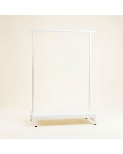 Aspen Crest Empty Garment Rack - White (synthetic illustration; no displayed measurements)