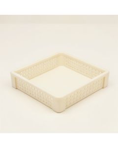 Ash Edge Empty Under-Desk Cable Tray - Ivory (synthetic illustration; no displayed measurements)