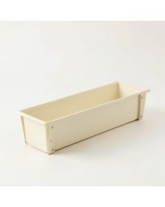 Linden Bend Empty Railing Planter With Integral Brackets - Cream (synthetic illustration; no displayed measurements)