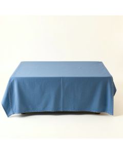 Vale Edge Flat Bed Sheet - Blue (synthetic illustration; no displayed measurements)