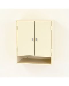 Hill Crest Wall-Mounted Laundry Cabinet - Cream (synthetic illustration; no displayed measurements)
