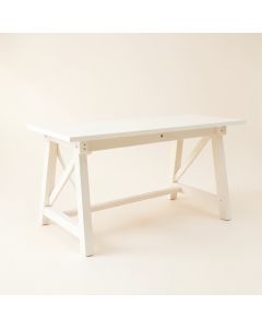Cliff Crest Empty Workshop Workbench - White (synthetic illustration; no displayed measurements)