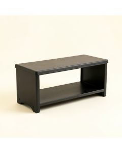 Willow Canyon Narrow Outdoor Storage Bench - Black (synthetic illustration; no displayed measurements)