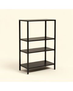 Hessler 70.86 '' H X 39.37 '' W Metal Standard Bookcase (synthetic illustration; no displayed measurements)
