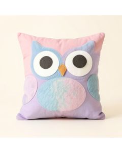 Ambrose Cute Owl Decorative Cotton Throw Pillow (synthetic illustration; no displayed measurements)