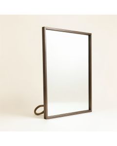 Rope Industrial Accent Mirror (synthetic illustration; no displayed measurements)