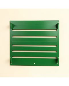 Elm Bluff Empty Wall-Mounted Tool Organizer Panel - Green (synthetic illustration; no displayed measurements)