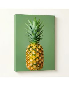 Pineapple In Paradise By Chelsea Victoria - Unframed Graphic Art Print On Canvas (synthetic illustration; no displayed measurements)
