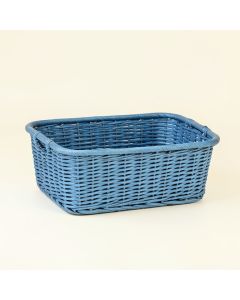 Spruce Branch Empty Storage Basket - Blue (synthetic illustration; no displayed measurements)