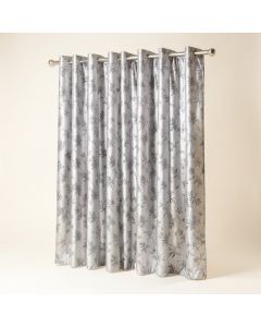 Leija Floral Sheer Grommet Curtain Panels (synthetic illustration; no displayed measurements)