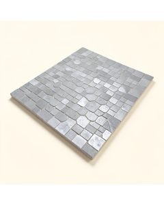 Eden Mosaic Tile Floor & Wall Tile 12 '' X 12 '' Metal Mosaic Tile (synthetic illustration; no displayed measurements)