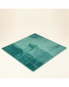 Heady Memory Foam Teal Area Rug (synthetic illustration; no displayed measurements)