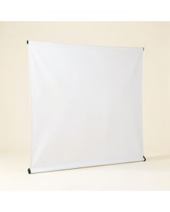 Yard Master Series Outdoor White Electric Wall Projection Screen (synthetic illustration; no displayed measurements)
