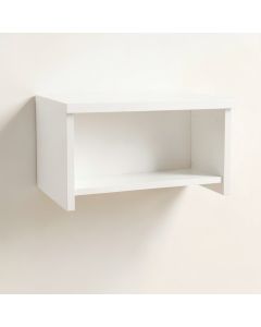 Harbor Bridge Wall-Mounted Shelf - White (synthetic illustration; no displayed measurements)