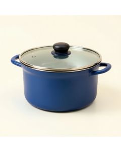 Cook N Home Round Non-Stick Casserole With Lid (synthetic illustration; no displayed measurements)