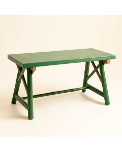 Flint Bridge Empty Workshop Workbench - Green (synthetic illustration; no displayed measurements)
