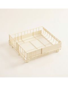 Harbor Dale Empty Under-Desk Cable Tray - Ivory (synthetic illustration; no displayed measurements)