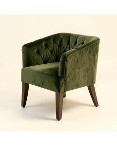 Jenni Tufted Velvet Upholstered Side Chair (synthetic illustration; no displayed measurements)