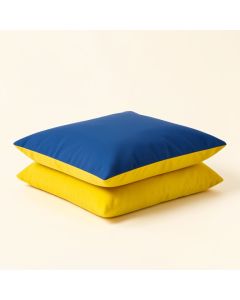 Icard Blue/Yellow Lumbar Pillow (synthetic illustration; no displayed measurements)