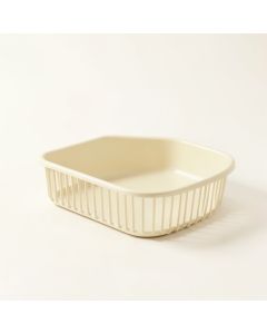 Oak Falls Empty Under-Desk Cable Tray - Ivory (synthetic illustration; no displayed measurements)