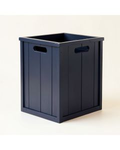 Meadow Arc Closed Outdoor Storage Box - Navy (synthetic illustration; no displayed measurements)